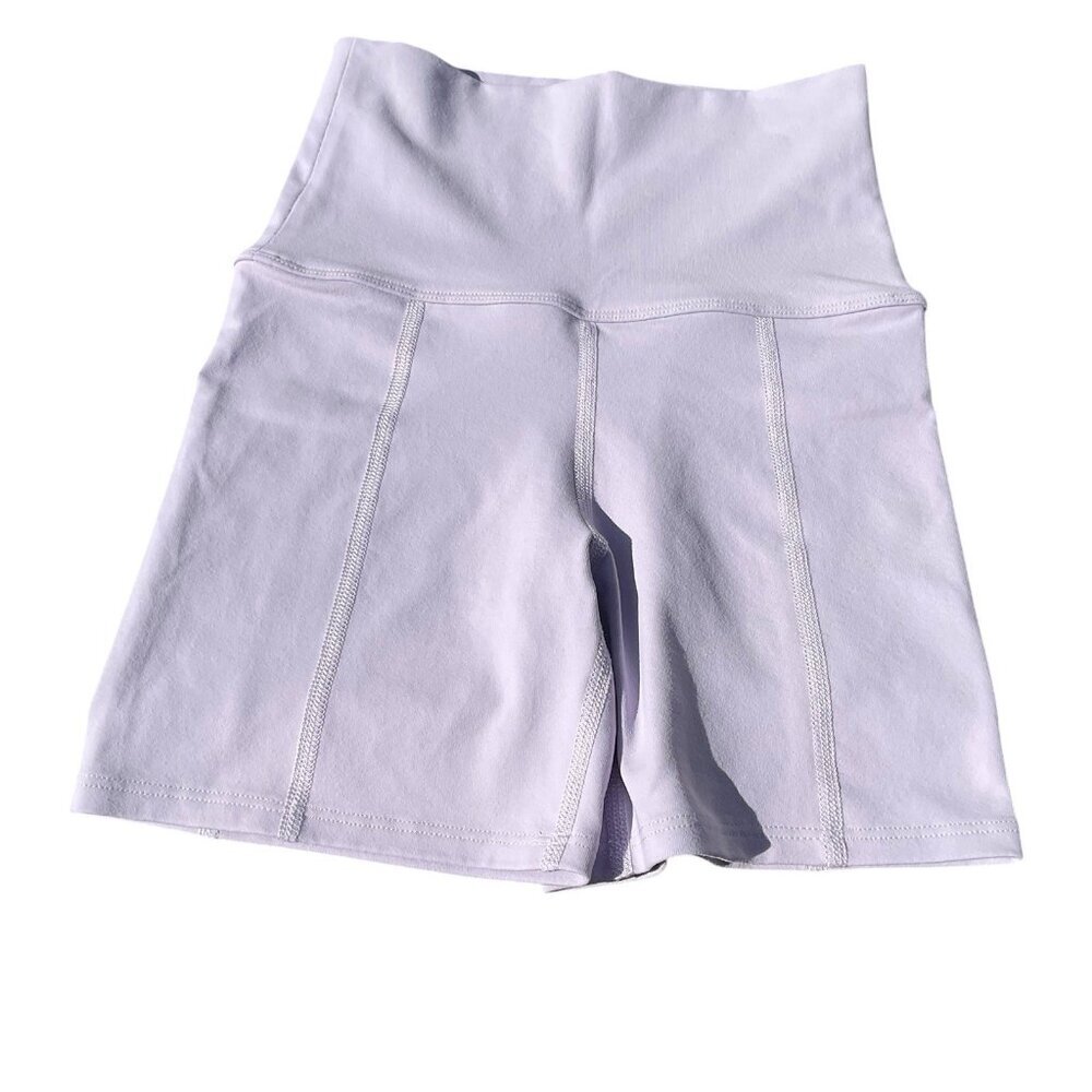 Waist Biker Shorts Size Xsmall Violet Purple Good Quality High Waist‎ Petite Gym